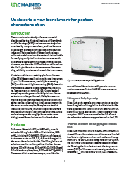 Uncle sets a new benchmark for protein characterization